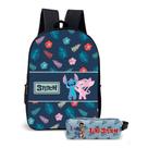 Kit Mochila e o estojo Escolar Masculino Feminino Stitch Volta às Aulas Ohana Familia Kit Mochila e o estojo Escolar Masculino Feminino Stitch Volta às Aulas Ohana Familia