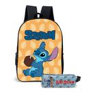 Kit Mochila e o estojo Escolar Masculino Feminino Stitch Volta às Aulas Kit Mochila e o estojo Escolar Masculino Feminino Stitch Volta às Aulas