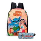 Kit Mochila e o estojo Escolar Masculino Feminino Stitch Volta às Aulas Kit Mochila e o estojo Escolar Masculino Feminino Stitch Volta às Aulas