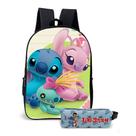 Kit Mochila e o estojo Escolar Masculino Feminino Stitch Volta às Aulas Kit Mochila e o estojo Escolar Masculino Feminino Stitch Volta às Aulas
