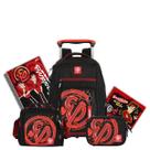 Kit Mochila Enaldinho Youtuber Rodas Lancheira E Estojo Box