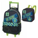 Kit Mochila Escolar C/ Rodas + Lancheira Tigor T Tigre FC - PACIFIC Coleção 2025
