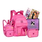 Kit Mochila Escolar Costas Confecção Moderna Rebecca Bonbon Original 2026