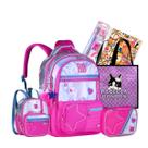 Kit Mochila Escolar Costas Rebecca Bonbon Holográfica Juvenil Original