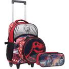 Kit Mochila Escolar Dinossauro T-rex De Rodinhas Infantil Kit Mochila Escolar Dinossauro T-rex De Rodinhas Infantil