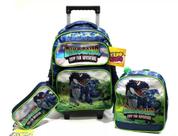 Kit Mochila Escolar Dinossauro T-rex Rodinhas Grande Yepp Kit Mochila Escolar Dinossauro T-rex Rodinhas Grande Yepp
