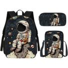 Kit Mochila Escolar, Estojo E Lancheira Astronauta 4 Volta as Aulas