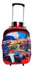Kit Mochila Escolar Hot Wheels Futurista Bad Blade Rodinha G