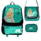 Kit Mochila Escolar Infantil Chloe Com Lancheira e Estojo