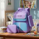 Kit Mochila Escolar Infantil Lancheira Estojo Confortável Leve Resistente Refletora Cor:AzulTamanho:M Kit Mochila Escolar Infantil Lancheira Estojo Confortável Leve Resistente Refletora Cor:AzulTamanho:M