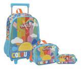 Kit Mochila Escolar Infantil Massinha Play Doh Rodinhas Tm G Kit Mochila Escolar Infantil Massinha Play Doh Rodinhas Tm G