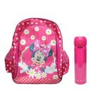 Kit Mochila Escolar Infantil Minnie 14 e Garrafa de Água Térmica Pink Vibes 340ml Rosa - ABCD Kit Mochila Escolar Infantil Minnie 14 e Garrafa de Água Térmica Pink Vibes 340ml Rosa - ABCD