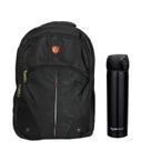 Kit Mochila Escolar Infantil SBFQ7808 e Garrafa de Água 97826 400ml Preta - Fuseco Kit Mochila Escolar Infantil SBFQ7808 e Garrafa de Água 97826 400ml Preta - Fuseco