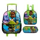 Kit Mochila Escolar Infantil Star Wars Jovens Jedi Lancheira Estojo Kit Mochila Escolar Infantil Star Wars Jovens Jedi Lancheira Estojo