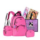 Kit Mochila Escolar Juvenil Costas Luluca Original 2026