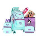 Kit Mochila Escolar Juvenil Rodinhas Stitch Original 2026