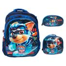 Kit Mochila Escolar Menino Alça Costas Volta As Aulas