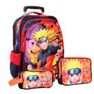 Kit Mochila Escolar Menino Rodinha Lancheira Estojo 3D