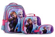 Kit Mochila Escolar Personagens Com Lancheira e Estojo Kit Mochila Escolar Personagens Com Lancheira e Estojo