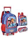 Kit Mochila Escolar Rodinha Pinóquio Lancheira Estojo Kit Mochila Escolar Rodinha Pinóquio Lancheira Estojo