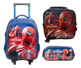 Kit Mochila Escolar Rodinha Xeryus Homem Aranha 14960