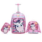 Kit Mochila Escolar Yupe Menina Estojo Lancheira Rosa Kit Mochila Escolar Yupe Menina Estojo Lancheira Rosa
