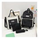 Kit Mochila Estojo Bolsa Tiracolo Bolsa Grande Escolar Linda