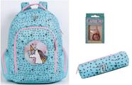 Kit Mochila + Estojo Capricho Unicórnio REF: 11306 E 11308 DMW (SKU 14197K)