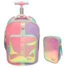 Kit Mochila + Estojo Color Block Puket Kit Mochila + Estojo Color Block Puket