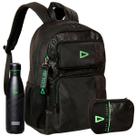 Kit Mochila Estojo Gamer Loud Menino Escolar Juvenil Garrafa