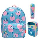Kit Mochila + Estojo + Garrafa Stitch Puket