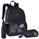 Kit Mochila Estojo Loud Gamer Lançamento Meninos Escolar