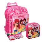 Kit Mochila Feminina Escolar Pequena Creche + Estojo