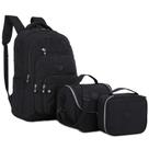 Kit Mochila Feminina Escolar Tactel Linda Notebook Leve e Resistente Impermeavel Europelle