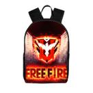 Kit Mochila Free Fire Escolar Infantil Reforçada +acessórios Kit Completo