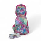 Kit mochila grande menina rodinha lancheira bolsinha fuseco unicornio Kit mochila grande menina rodinha lancheira bolsinha fuseco unicornio