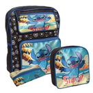 Kit Mochila Infantil Bolsa Masculina Tam M Volta As Aulas