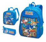 Kit Mochila Infantil Boneco Sonic E Tails Costas Tam Grande Kit Mochila Infantil Boneco Sonic E Tails Costas Tam Grande