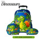 Kit Mochila Infantil Com Carrinho Removível Linda Resistente Prática Grande