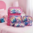 Kit Mochila Infantil De Costas Média Com Lancheira Estojo