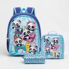 Kit Mochila Infantil Escolar Bolsa Feminina Juvenil Grande