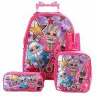 Kit Mochila Infantil Escolar Lol Surprise Com Rodinha