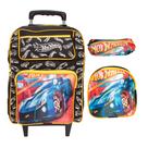 Kit Mochila Infantil Escolar Masculina Rodinha Reforçada