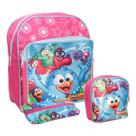 Kit Mochila Infantil Escolar Menina Costas Creche Passeio