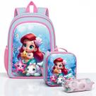 Kit Mochila Infantil Feminina Menina Grande Costas Estojo Lancheira Escolar Kit Mochila Infantil Feminina Menina Grande Costas Estojo Lancheira Escolar