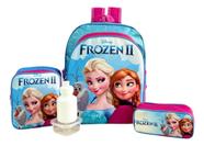 Kit Mochila Infantil Frozen Febre Congelante Costas G F5 Kit Mochila Infantil Frozen Febre Congelante Costas G F5