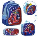 Kit Mochila Infantil Lancheira Naruto Personagens Pre Escola Kit Mochila Infantil Lancheira Naruto Personagens Pre Escola