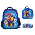 Kit Mochila Infantil Masculina Patrulha Canina 3D Costas