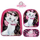 Kit Mochila Infantil Menina Marie Roxa Tam G Passeio 3 Pçs