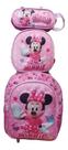 Kit Mochila Infantil Minnie Rodinha Lancheira Estojo Oferta